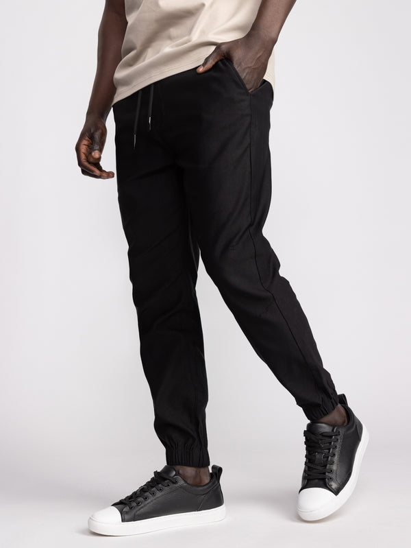 WOVEN PANTS Black / 46