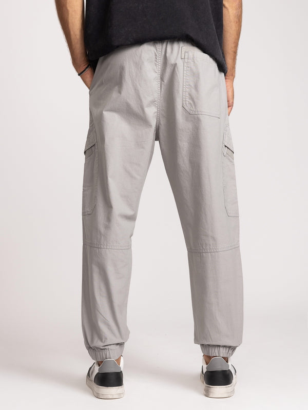CARGO WOVEN PANTS Gray / 46