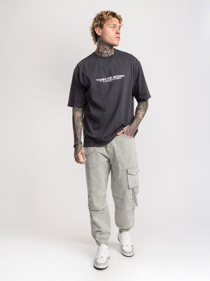 CARGO WOVEN PANTS Khaki / 46