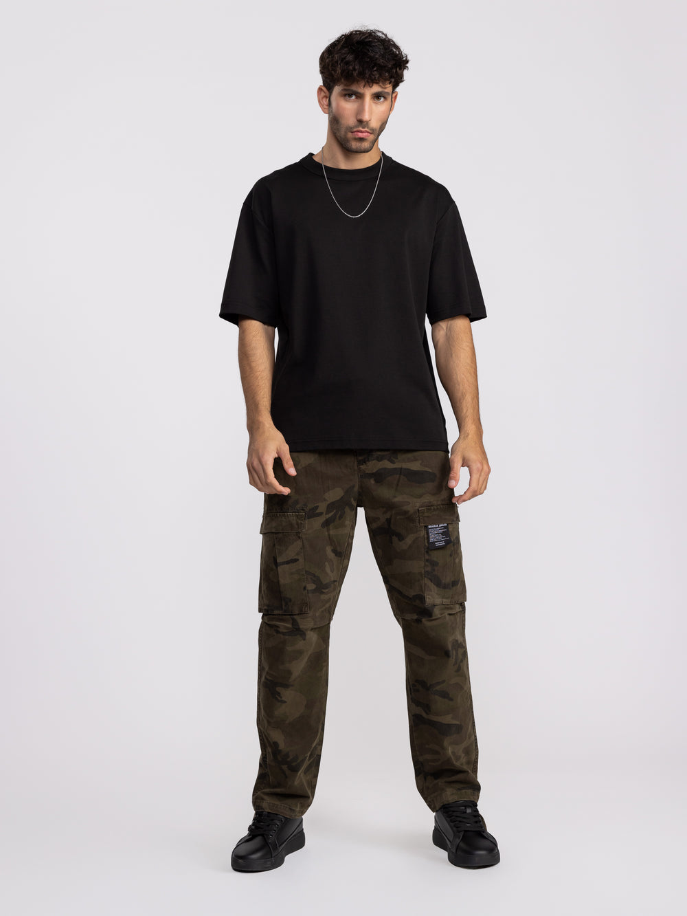 CARGO WOVEN PANTS Camouflage / 48