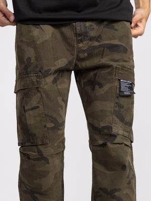 CARGO WOVEN PANTS Camouflage / 48
