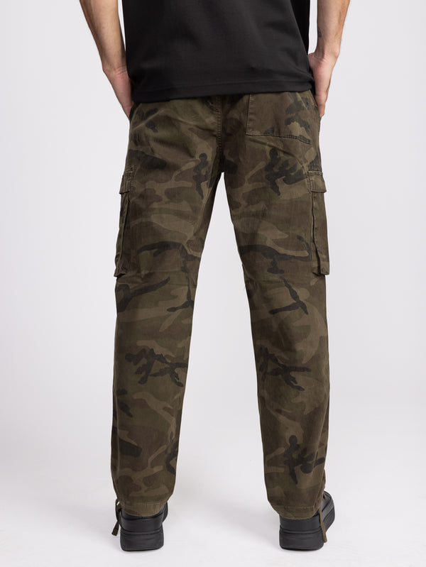 CARGO WOVEN PANTS Camouflage / 48