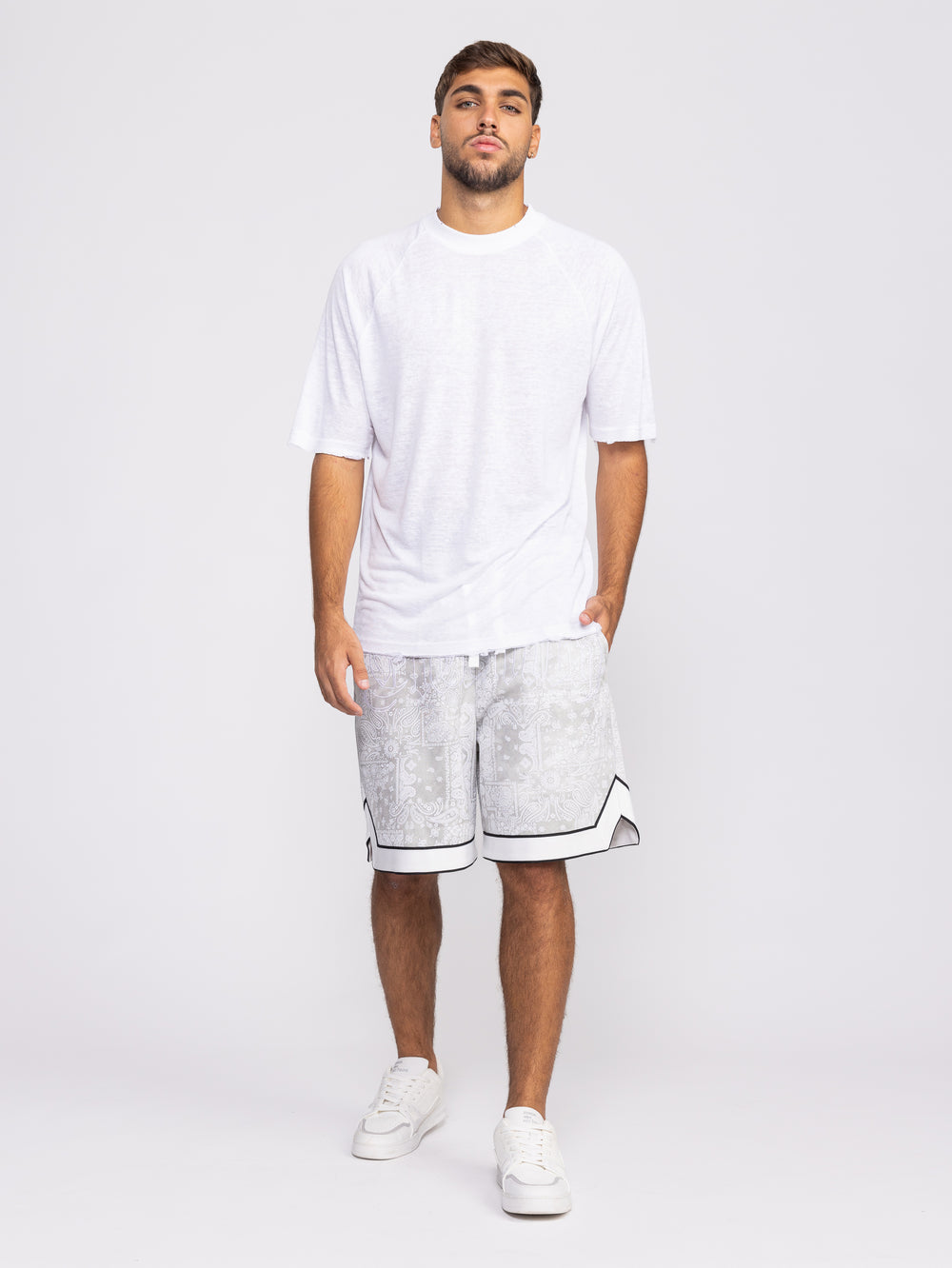 WOVEN BERMUDA Gray / XXL