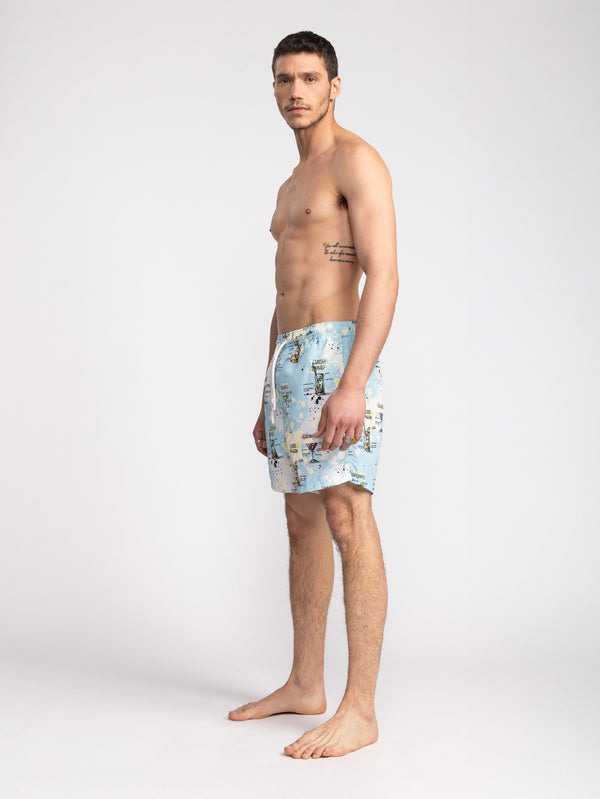 SWIMWEAR Light Blue / XXL