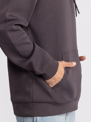 FASHION HOODIE Dark Smoky Purple / XXS