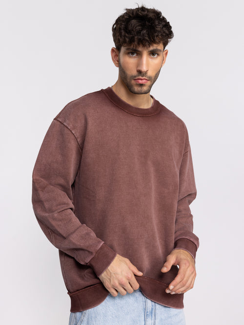 FASHION SWEATSHIRT Burgundy / XXS