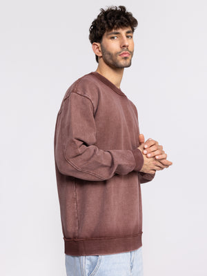 FASHION SWEATSHIRT Burgundy / XXS