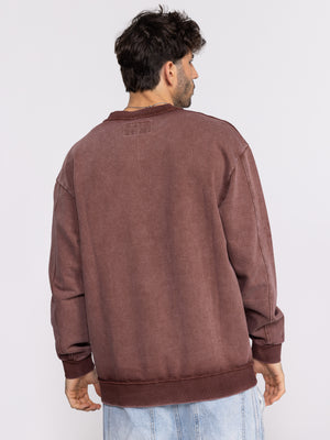 FASHION SWEATSHIRT Burgundy / XXS