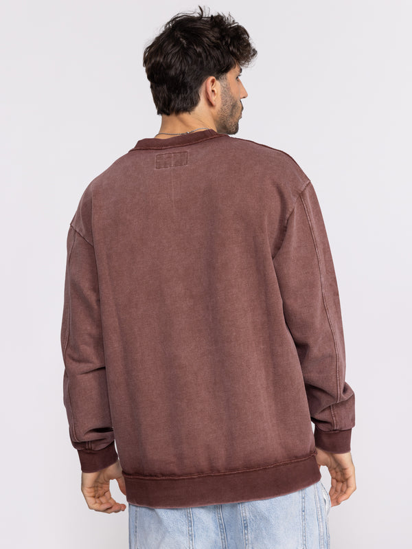 FASHION SWEATSHIRT Burgundy / XXS