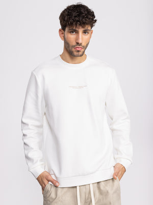 FASHION SWEATSHIRT White / XXS