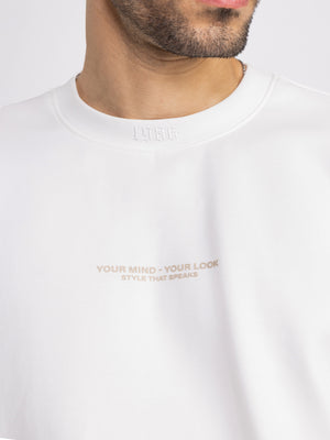 FASHION SWEATSHIRT White / XXS
