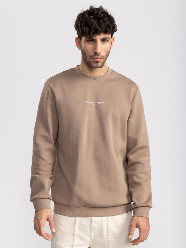 FASHION SWEATSHIRT Mocha / XXS