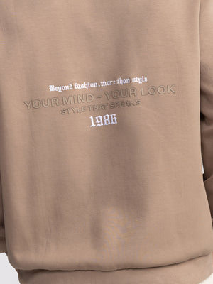FASHION SWEATSHIRT Mocha / XXS