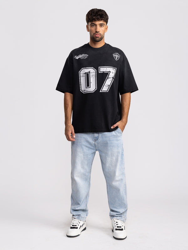 T-SHIRT OVER SIZE Black / XXL