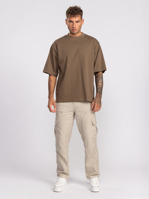 CARGO WOVEN PANTS Stone / 48