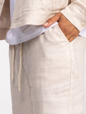 WOVEN PANTS Stone / 46
