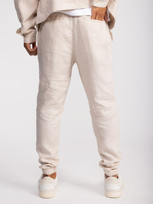 WOVEN PANTS Stone / 46