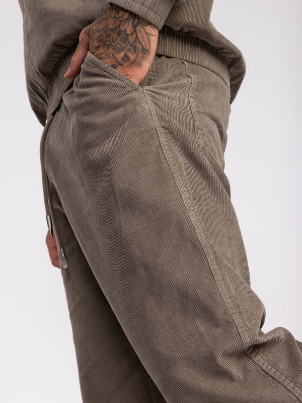 WOVEN PANTS Mocha / 48