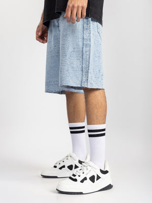 JEANS BERMUDA Light Blue / 46