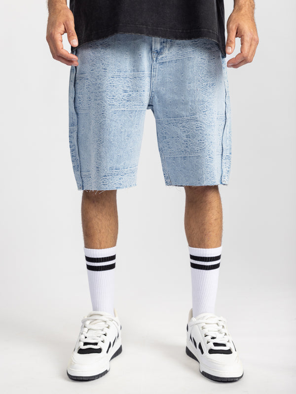 JEANS BERMUDA Light Blue / 46