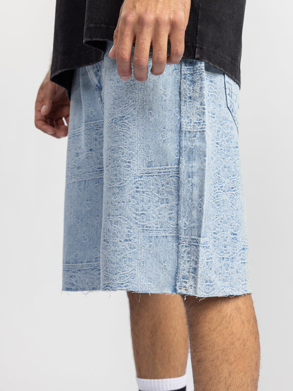 JEANS BERMUDA Light Blue / 46