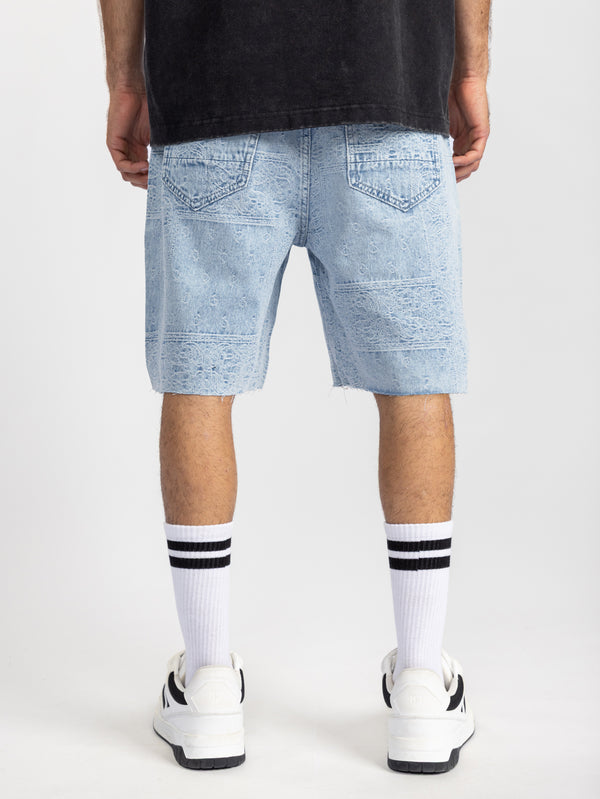 JEANS BERMUDA Light Blue / 46