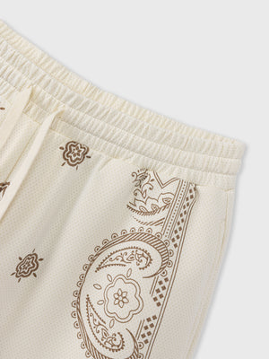 WOVEN BERMUDA Cream / XXL