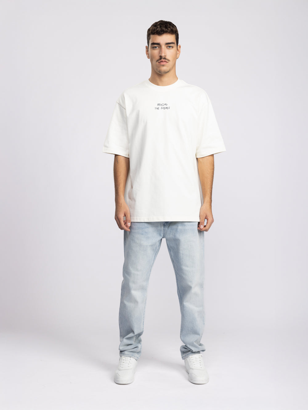 T-SHIRT OVER SIZE Cream / XXS