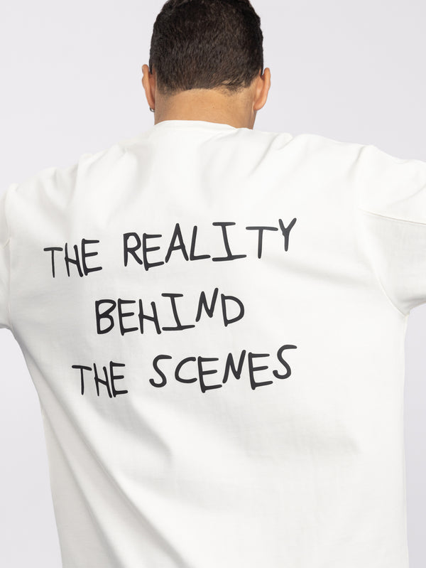 T-SHIRT OVER SIZE Cream / XXS