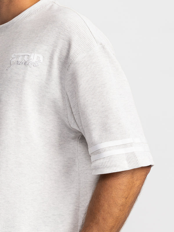 T-SHIRT OVER SIZE Grey Melange / XXS