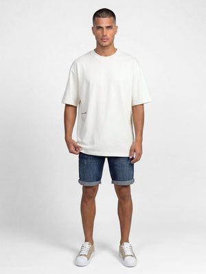 T-SHIRT OVER SIZE Cream / XXS