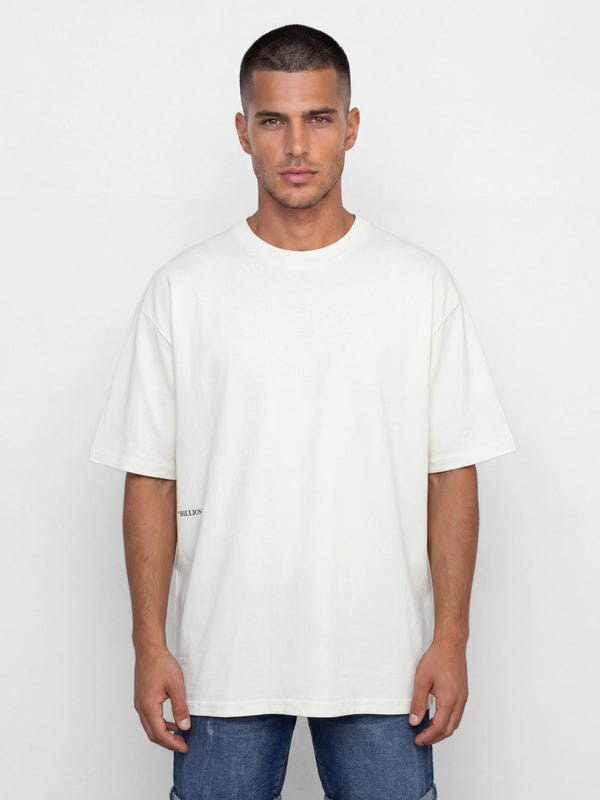 T-SHIRT OVER SIZE Cream / XXS