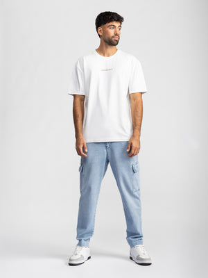T-SHIRT OVER SIZE Cream / XXS