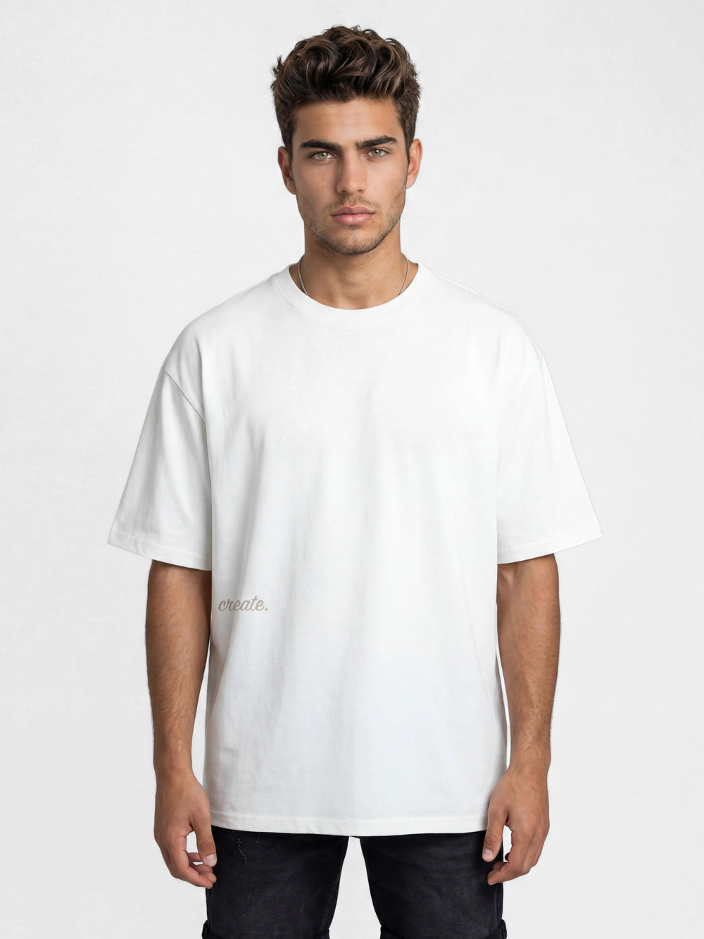 T-SHIRT OVER SIZE White / XS