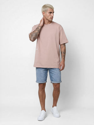 T-SHIRT OVER SIZE Smoky Pink / XXS