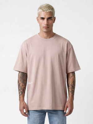T-SHIRT OVER SIZE Smoky Pink / XXS