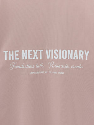 T-SHIRT OVER SIZE Smoky Pink / XXS