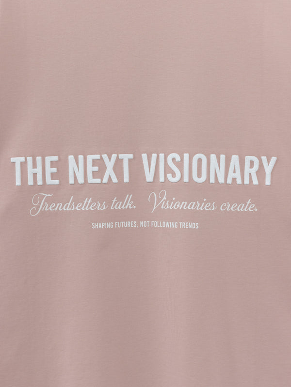T-SHIRT OVER SIZE Smoky Pink / XXS