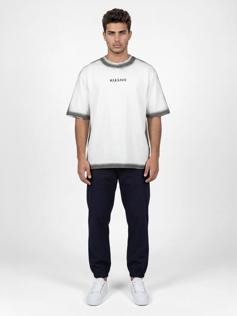 T-SHIRT OVER SIZE Cream / XXS