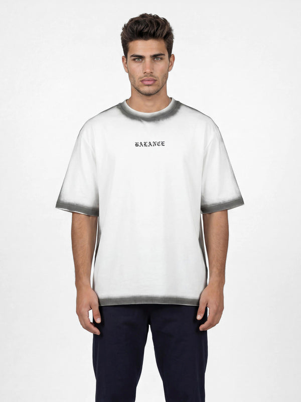T-SHIRT OVER SIZE Cream / XXS