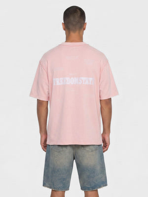 T-SHIRT OVER SIZE Peach / XXS