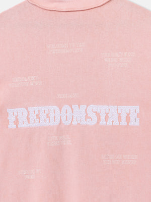 T-SHIRT OVER SIZE Peach / XXS
