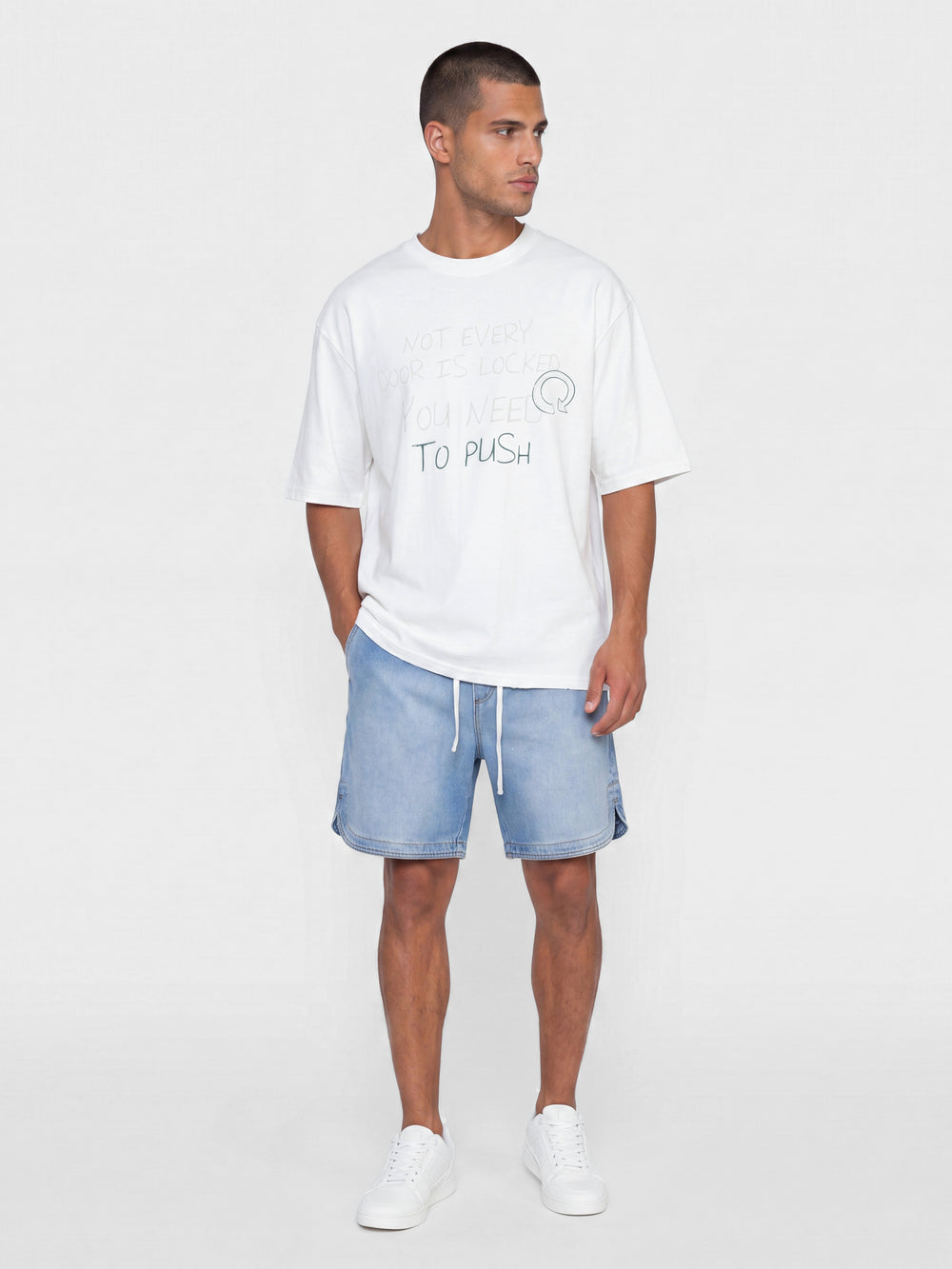 T-SHIRT OVER SIZE White / XXS