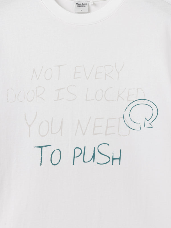 T-SHIRT OVER SIZE White / XXS