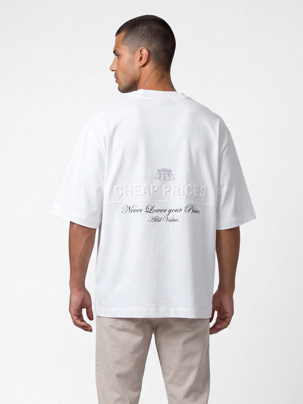 T-SHIRT OVER SIZE White / XXS