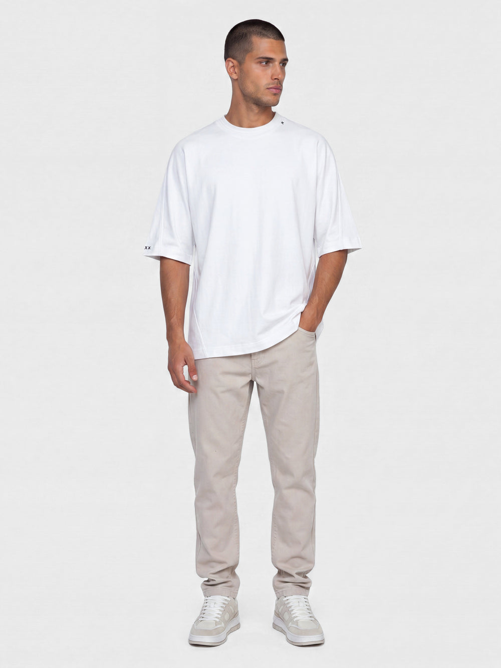 T-SHIRT OVER SIZE White / XXS