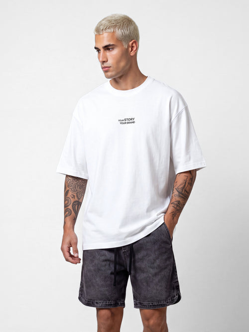 T-SHIRT OVER SIZE White / XXS
