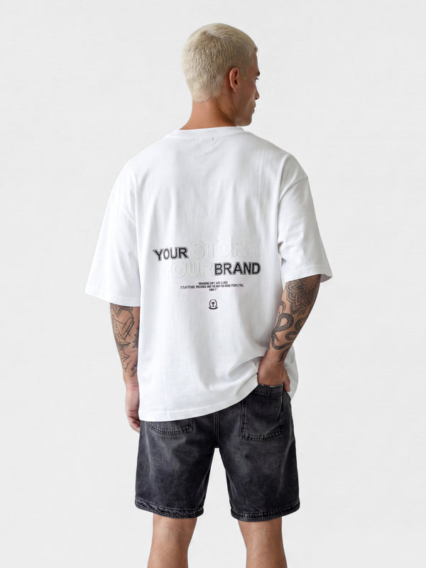 T-SHIRT OVER SIZE White / XXS