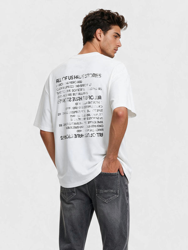 T-SHIRT OVER SIZE White / XXS