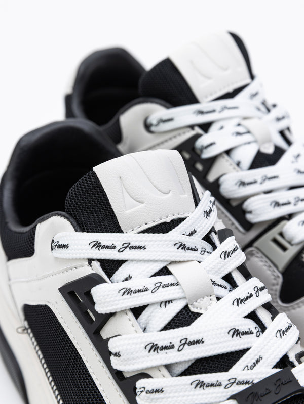 FASHION SHOES Black / White / 45